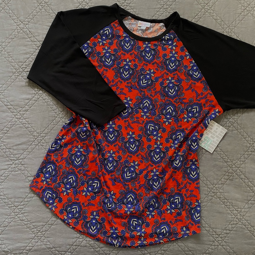 Lularoe Women’s 2XL Randy Raglan Tee